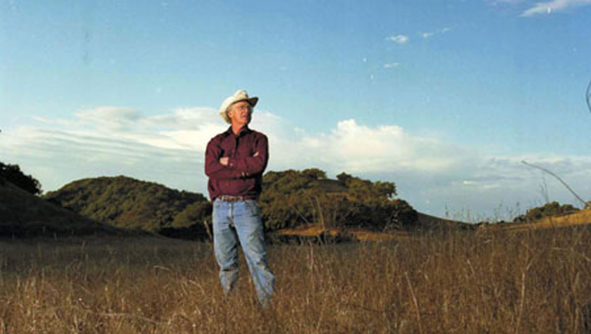 Lee Hudson on his ranch