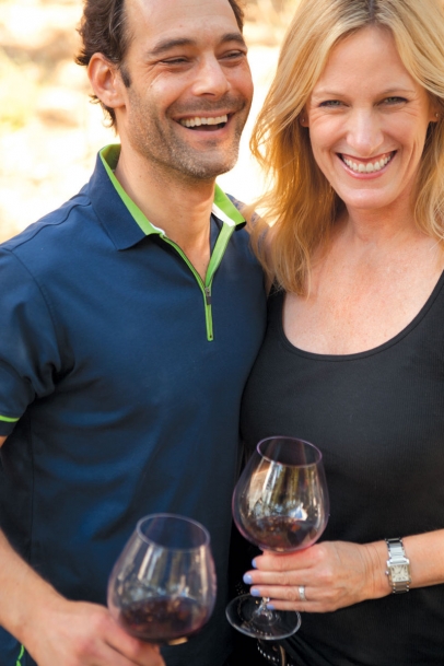 Jon Grant and Ashley King of Couloir Wines and Straight Line Wine