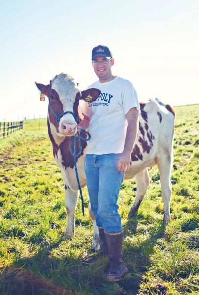 Brian Waymire, Robert Giacomini Dairy herdsman
