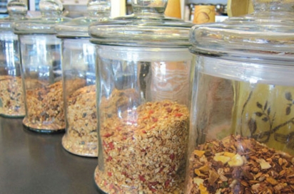Housemade granolas at Cafe on the Common