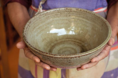 Handcrafted bowl from Calistoga Pottery