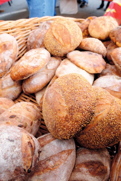 Local artisanal bread
