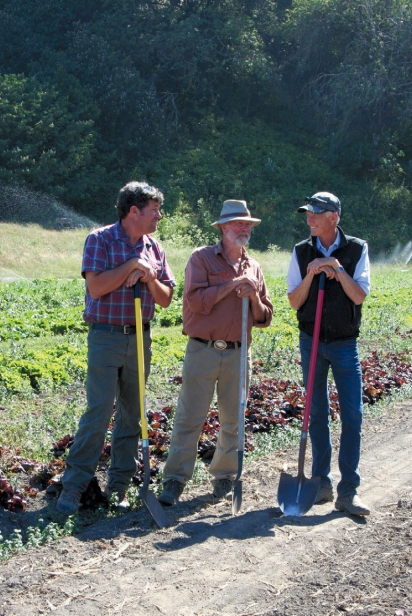 Peter Martinelli of Fresh Run Farms, Dennis Dierks of Paradise Valley Farms and Warren Weber of Star Route Farms.