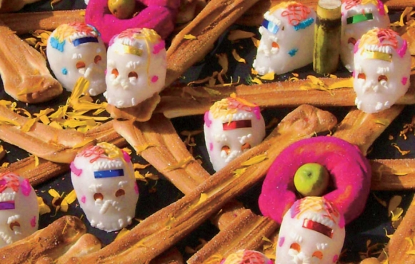 Sugar skulls for Dia de los Muertos