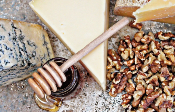 Peppered Maple Walnuts with Point Reyes Farmstead’s Toma cheese