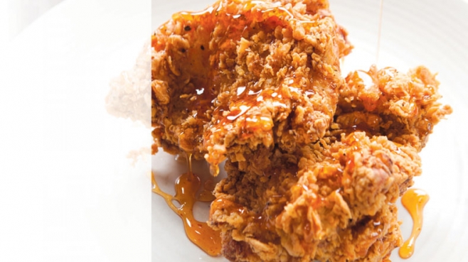 Tuscan Fried Chicken with Spicy Honey