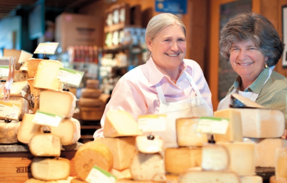 Peggy Smith and Sue Conley of Cowgirl Creamery
