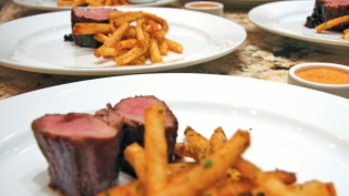 Saba-Glazed Breast of Liberty Duck with Herbed Duck Fat Fries