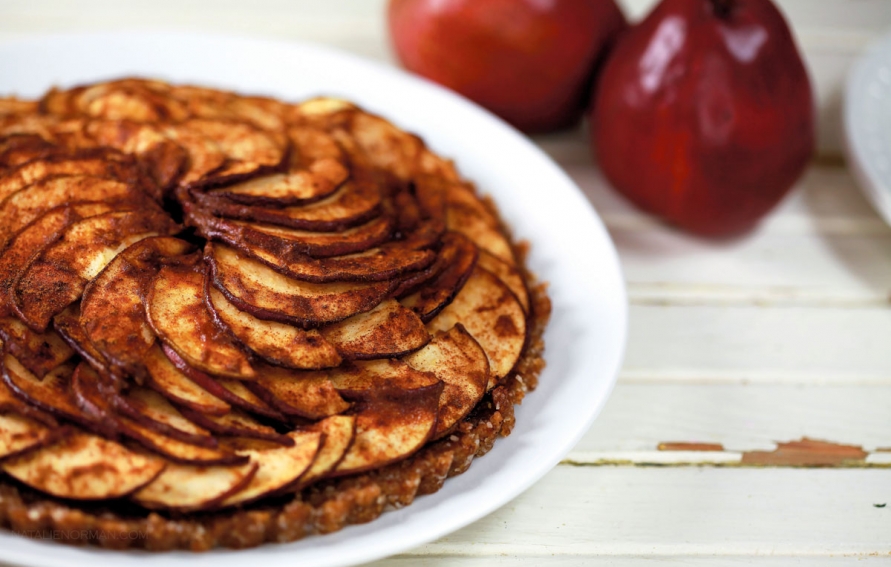 Red Anjou Pear Tart | Edible Marin & Wine Country