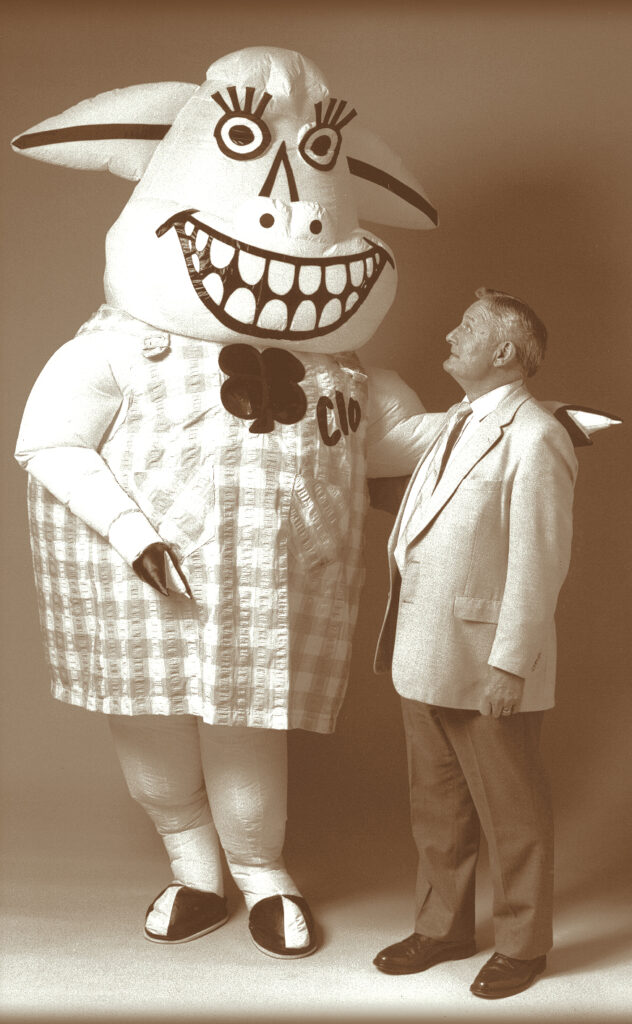 Founder Gene Benedetti with Clo