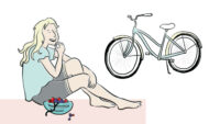 Biking for wild berries