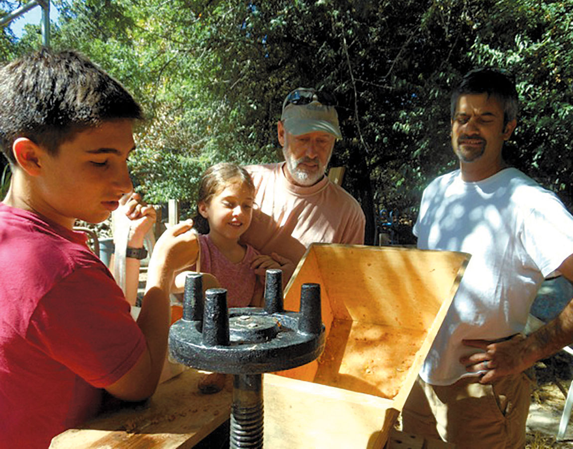 Pressing Apples To Juice