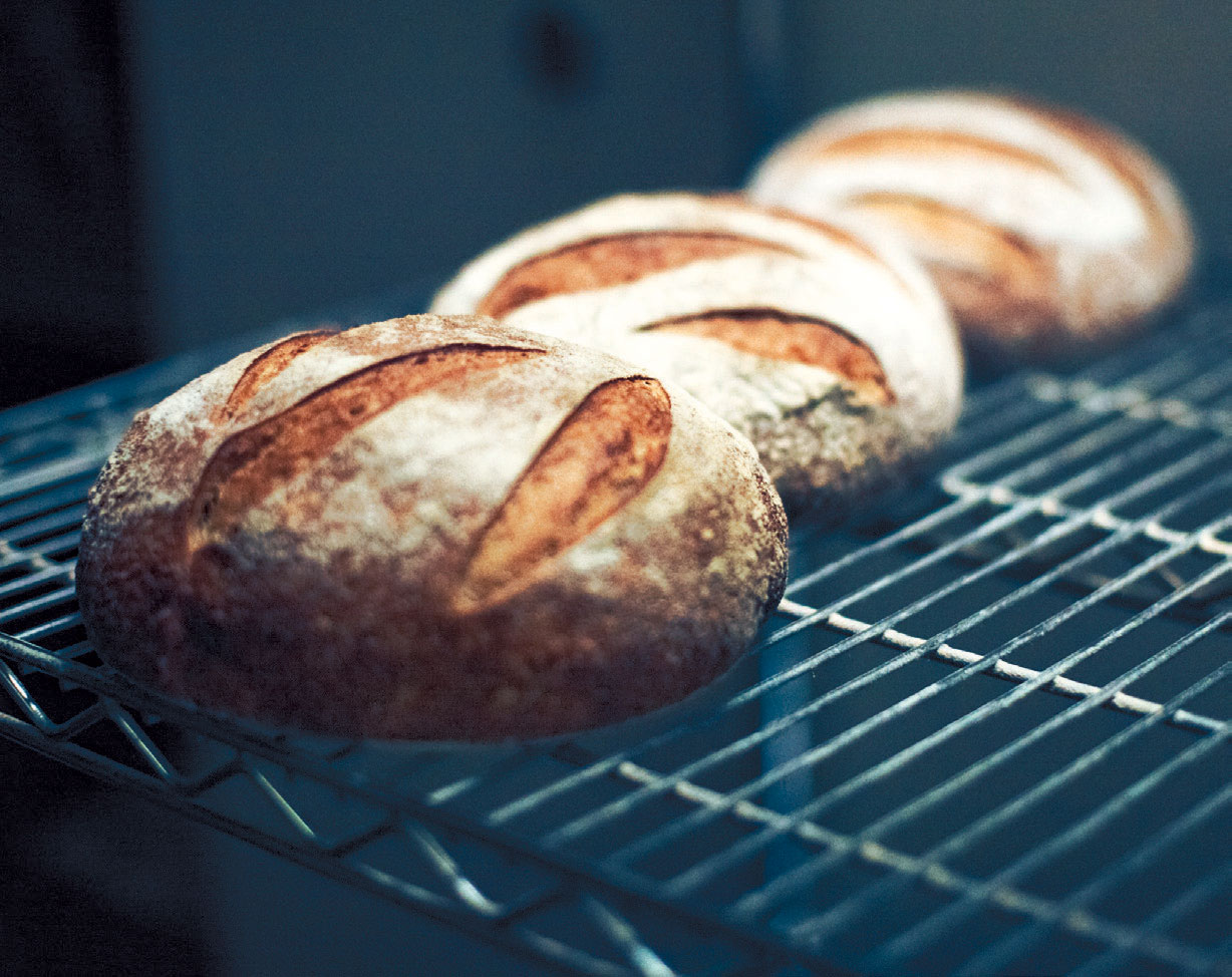 Breads baked at Green Gulch