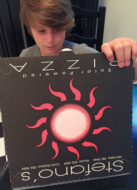 Solar Powered Pizza