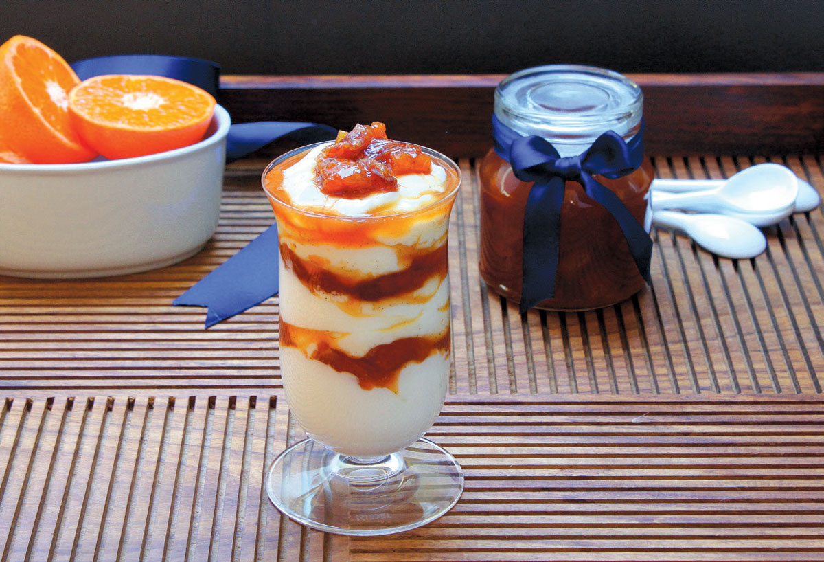 Citrus, Earl Grey Tea and Vanilla Bean Compote