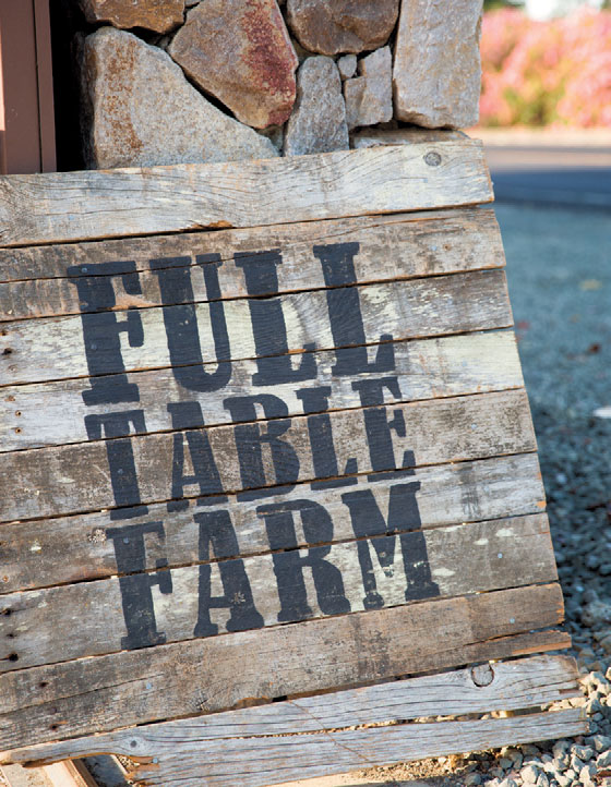 Full Table Farm sign