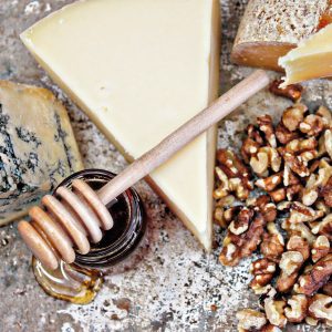 Peppered Maple Walnuts with Point Reyes Farmstead’s Toma cheese