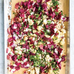 roasted-cauliflower-chicory-salad